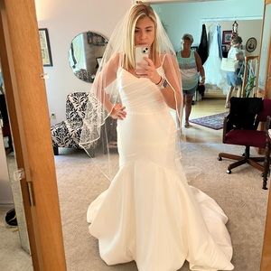 Wedding Dress- Brand New, Never Worn. Hem and bustle, size 12